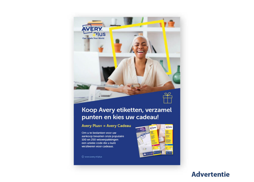 Avery advertentie deskhopping